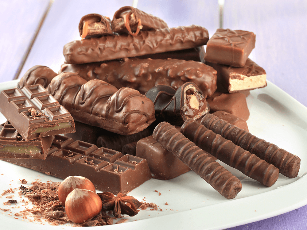homemade chocolate candy bars