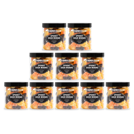 Spooky Sour Worms Party Pack of 10